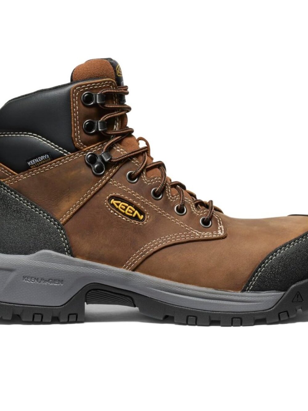 KEEN Men's Evanston 6" Insulated Waterproof Boot (Carbon Toe) - Picture 8 of 12